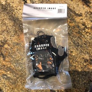 Sharper image rearview mirror cycling gloves